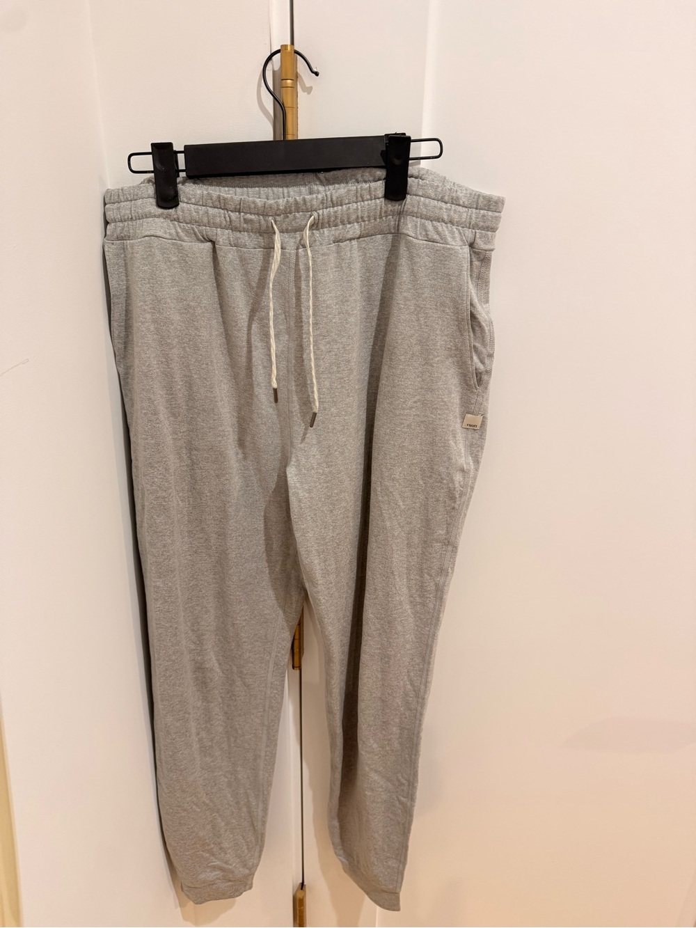 Vuori Light Grey Drawstring Joggers